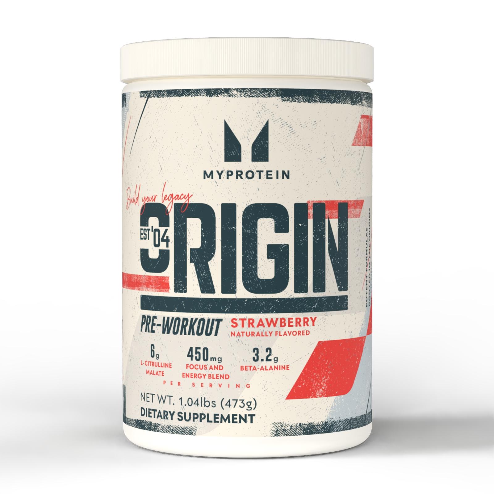 Origin Pre-Workout - 30servings - Strawberry - High quality product image showing Origin Pre-Workout - 30servings - Strawberry details and features