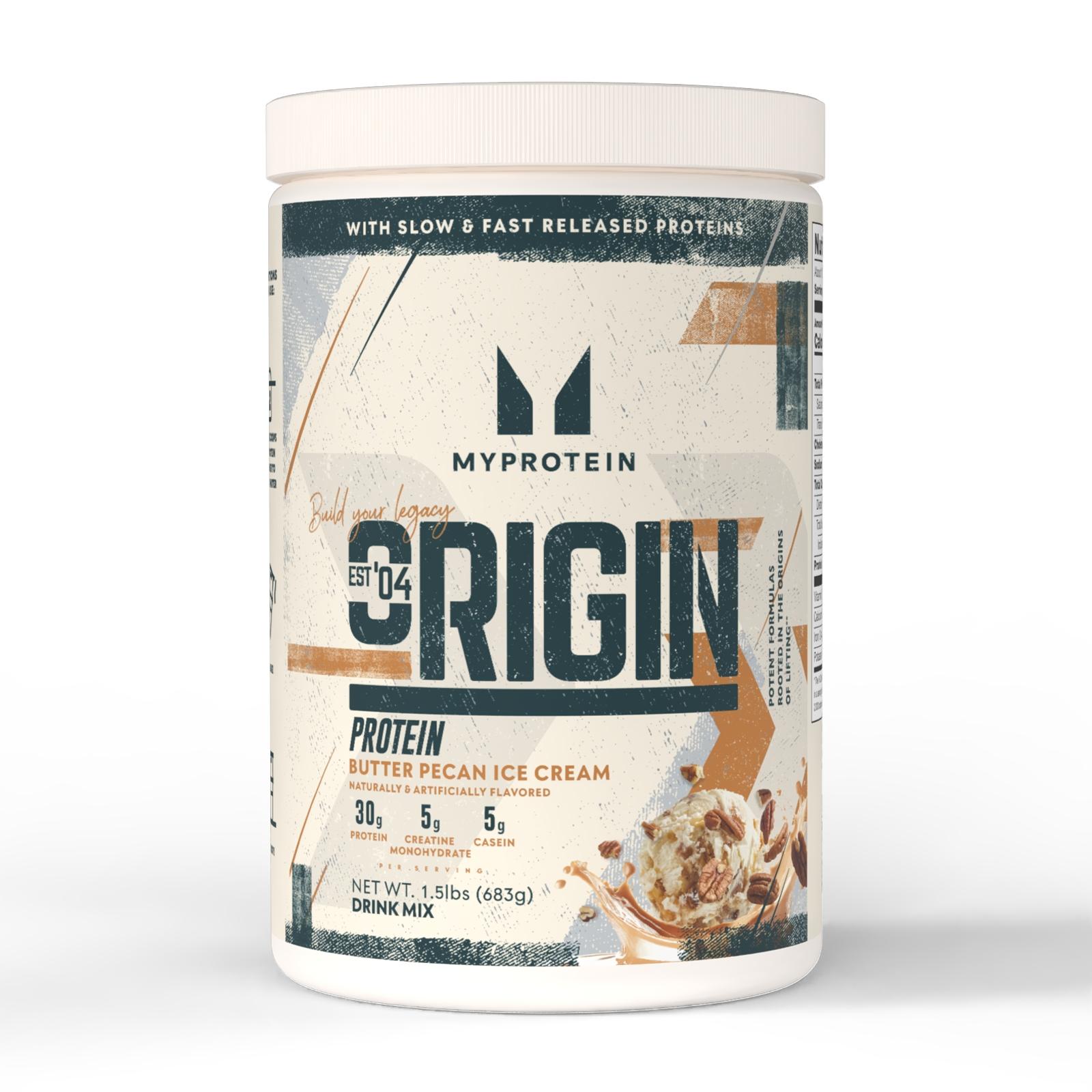 Origin Protein - 15servings - Butter Pecan Ice Cream - High quality product image showing Origin Protein - 15servings - Butter Pecan Ice Cream details and features