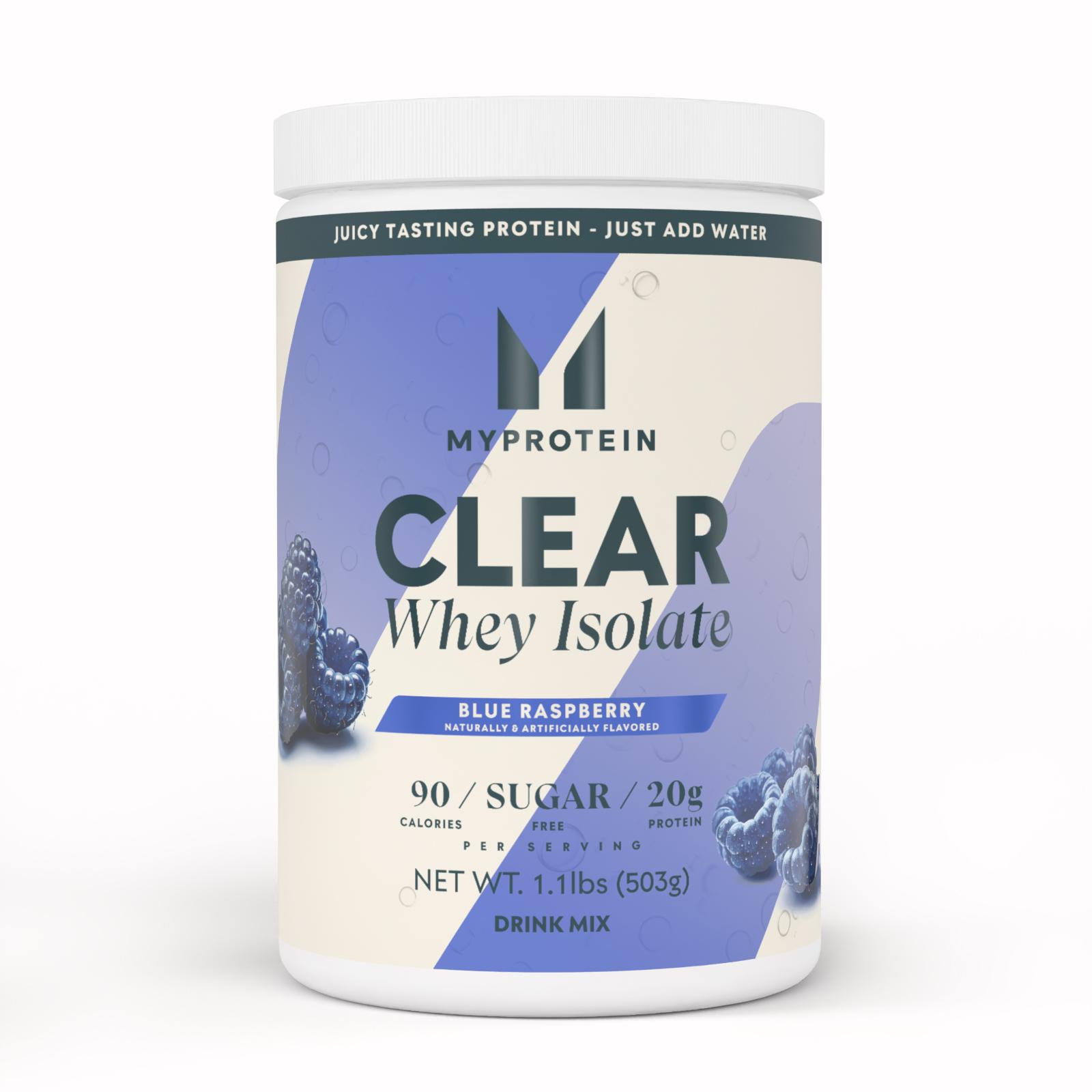Clear Whey Isolate - 20servings - Blue Raspberry - High quality product image showing Clear Whey Isolate - 20servings - Blue Raspberry details and features