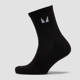MP Unisex Crew Socks (5 Pack) - Black - UK 2-5 - Product thumbnail image 1 showing different views and angles