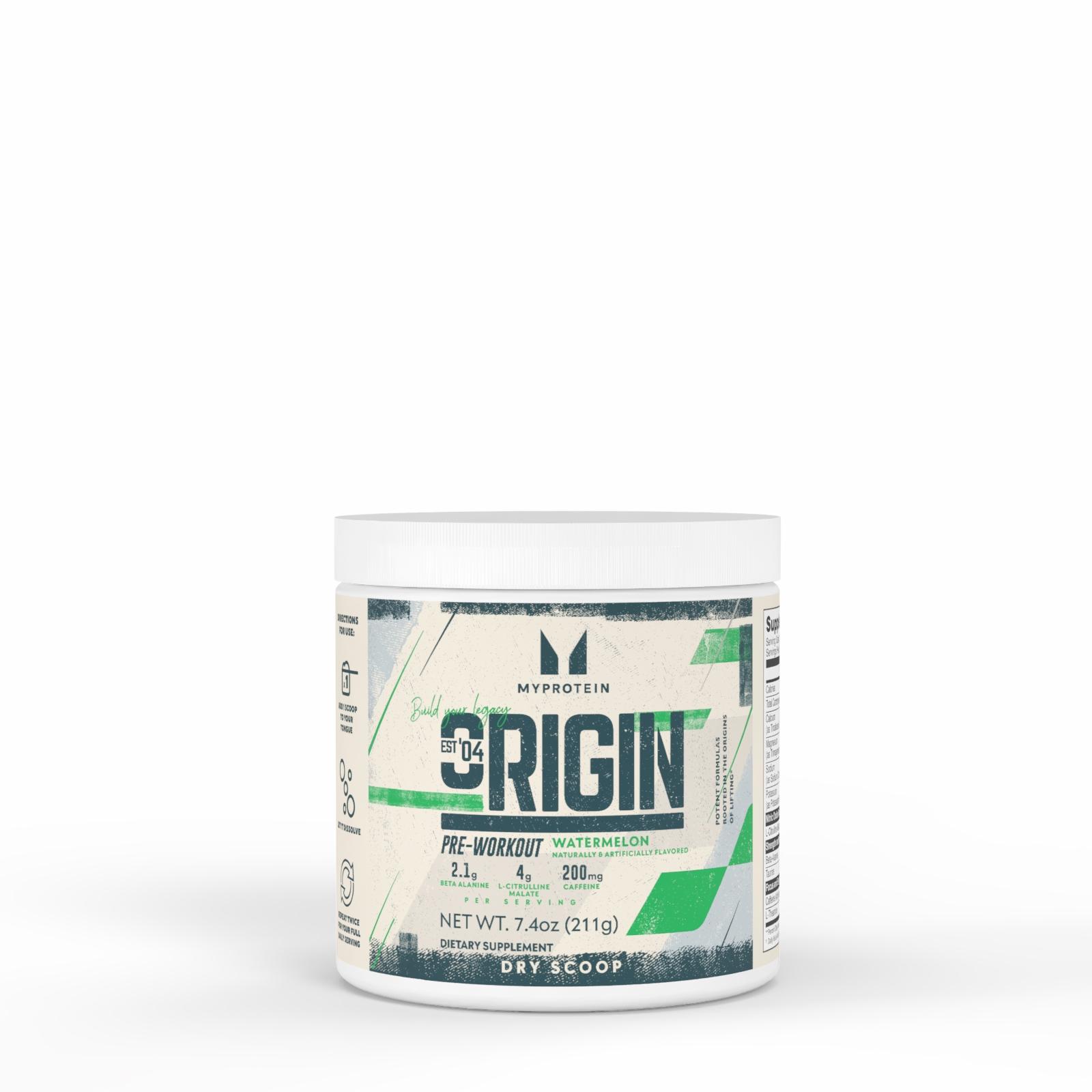 Origin Pre-Workout Dry Scoop - 18servings - Watermelon - High quality product image showing Origin Pre-Workout Dry Scoop - 18servings - Watermelon details and features