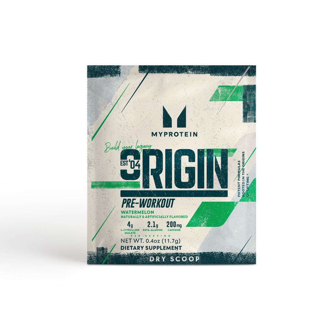 Origin Pre-Workout Dry Scoop Sample - 1servings - Watermelon - Myprotein (US) Health & Nutrition product