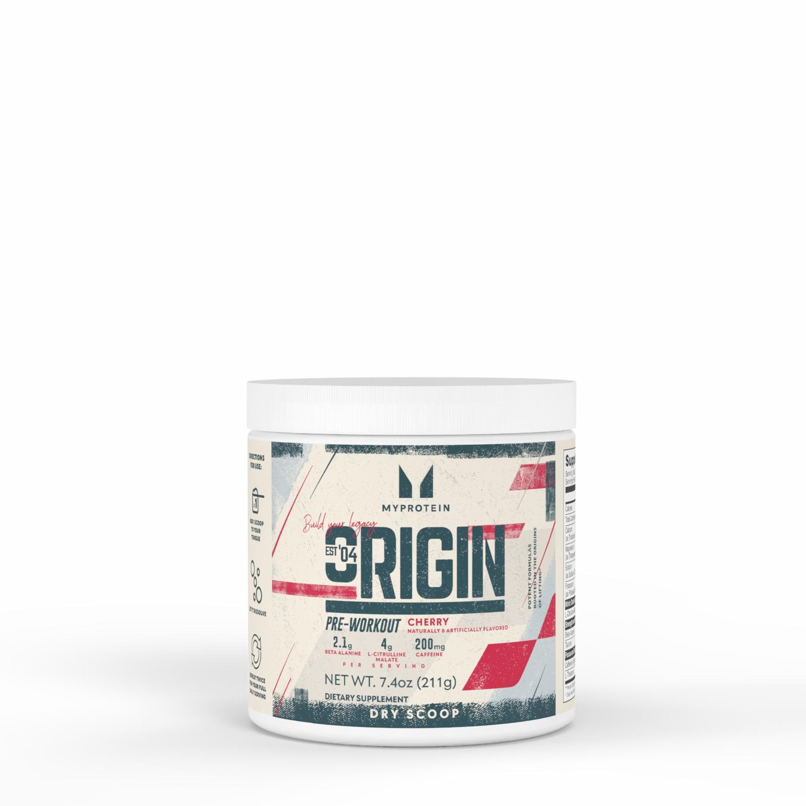 Origin Pre-Workout Dry Scoop - 18servings - Cherry - High quality product image showing Origin Pre-Workout Dry Scoop - 18servings - Cherry details and features