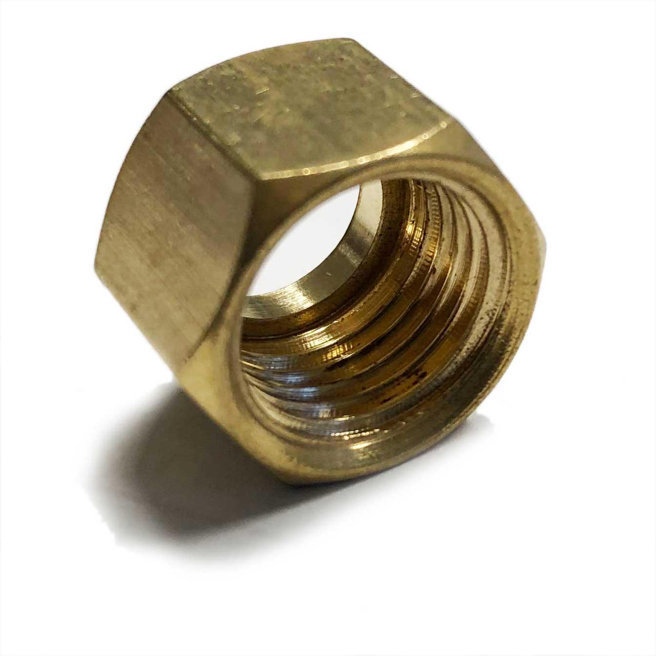 Solder Nut Copper Petrol Fuel Pipe 3/8 BSP - For 3/8 OD Tube - High quality product image showing Solder Nut Copper Petrol Fuel Pipe 3/8 BSP - For 3/8 OD Tube details and features