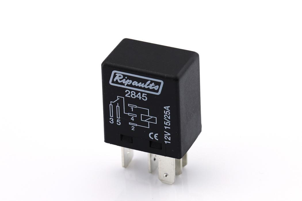 Ripca Ripaults 2845 Micro relay change over 12V  15-25A  5-pins - The Green Spark Plug Automotive product