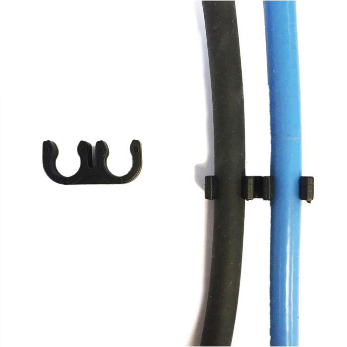 7mm HT Ignition Lead Clamp Set Holder Seperators Spacers 2 Clip Holder - The Green Spark Plug Automotive product