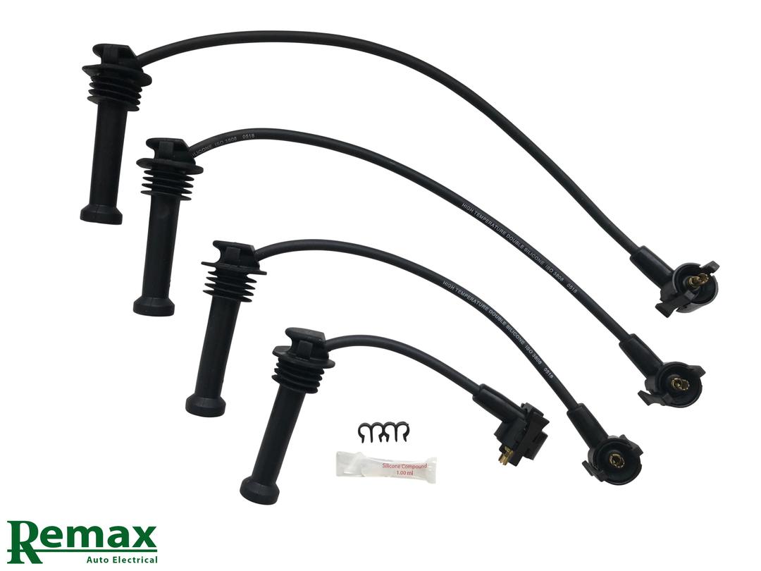 Remax HT Ignition Leads Cable Set Resistive Cable 4 Leads FORD ESCORT - The Green Spark Plug Automotive product