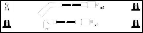 Remax HT Ignition Leads Cable Set Resistive Cable 5 Leads TOYOTA HIACE - High quality product image showing Remax HT Ignition Leads Cable Set Resistive Cable 5 Leads TOYOTA HIACE details and features