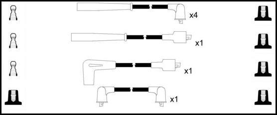 Remax HT Ignition Leads Cable Set Resistive Cable 7 Leads TOYOTA LAND CRUISER - High quality product image showing Remax HT Ignition Leads Cable Set Resistive Cable 7 Leads TOYOTA LAND CRUISER details and features