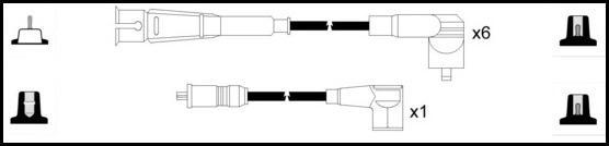 Remax HT Ignition Leads Cable Set Copper Core Cable 7 Leads MERCEDES-BENZ - High quality product image showing Remax HT Ignition Leads Cable Set Copper Core Cable 7 Leads MERCEDES-BENZ details and features