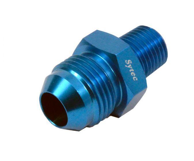 Alloy Straight Union -8 to 1/4 Npt (Blue) (ASA11) - High quality product image showing Alloy Straight Union -8 to 1/4 Npt (Blue) (ASA11) details and features