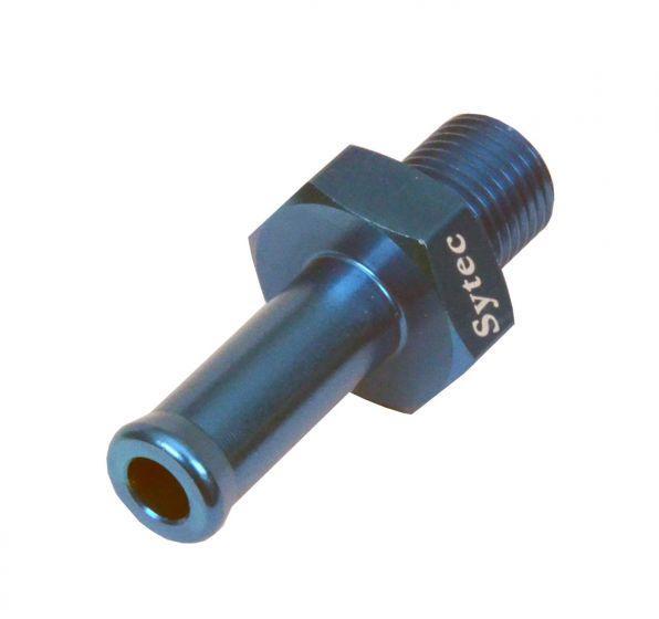 Alloy Fuel Union 10x1- 8mm Tail (Blue) (BFU001) - High quality product image showing Alloy Fuel Union 10x1- 8mm Tail (Blue) (BFU001) details and features