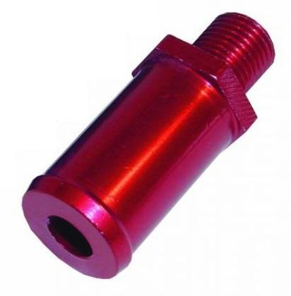 Alloy Straight Union 10x1 - 12mm (RED) (BFU004) - The Green Spark Plug Automotive product