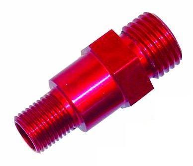 Alloy Male/Male M10 x 1 - M12 (Red) (BFU008) - The Green Spark Plug Automotive product