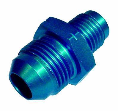 Sytec Alloy Straight Fuel Union Male/Male (Blue) 14x1.5 - Jic8 (BFU208) - High quality product image showing Sytec Alloy Straight Fuel Union Male/Male (Blue) 14x1.5 - Jic8 (BFU208) details and features