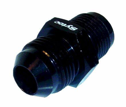 Sytec Alloy Straight Fuel Union Male/Male (Black) 18x1.5 - Jic8 (BFU210) - High quality product image showing Sytec Alloy Straight Fuel Union Male/Male (Black) 18x1.5 - Jic8 (BFU210) details and features