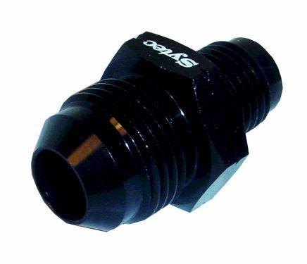 Sytec Alloy Straight Fuel Union Male/Male (Black) 14x1.5 - Jic8 (BFU211) - High quality product image showing Sytec Alloy Straight Fuel Union Male/Male (Black) 14x1.5 - Jic8 (BFU211) details and features