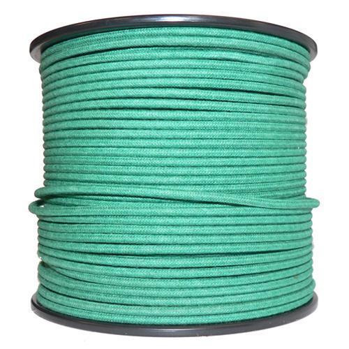 1M Cotton Braided Automotive Electrical Wire Cable 18 Gauge Green - The Green Spark Plug Automotive product