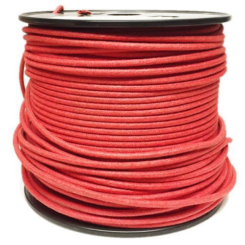 1M Cotton Braided Automotive Electrical Wire Cable 18 Gauge Red - The Green Spark Plug Automotive product