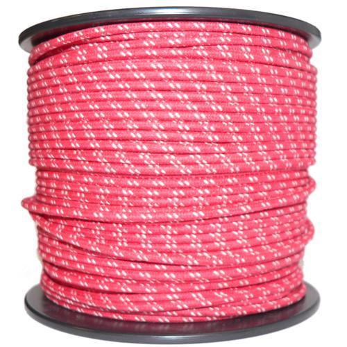 1M Cotton Braided Automotive Electrical Wire Cable 18 Gauge Red & White Fleck - High quality product image showing 1M Cotton Braided Automotive Electrical Wire Cable 18 Gauge Red & White Fleck details and features