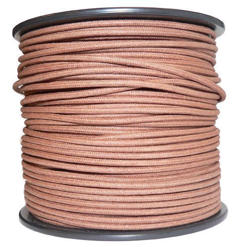 1M Cotton Braided Automotive Electrical Wire Cable 18 Gauge Brown - The Green Spark Plug Automotive product