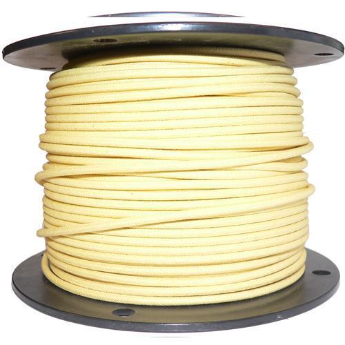 1M Cotton Braided Automotive Electrical Wire Cable 16 Gauge Yellow - High quality product image showing 1M Cotton Braided Automotive Electrical Wire Cable 16 Gauge Yellow details and features