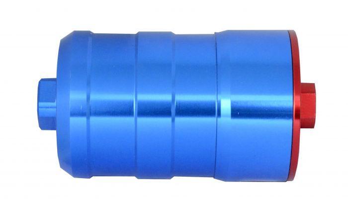 BULLETA1 BULLET FILTER 1/4NPT Female (Blue) (BULLETA0-B) - The Green Spark Plug Automotive product