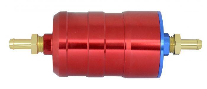 BULLETA1 BULLET FILTER 8/8mm (Red) (BULLETA1-R) - The Green Spark Plug Automotive product