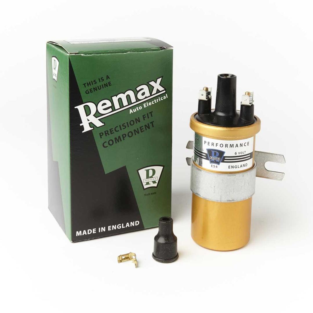 Remax ES4 Ignition 6V Sports Coil PushIn MADE IN ENGLAND Eqv Lucas DLB112 LA6 HA6 SPORTS - The Green Spark Plug Automotive product