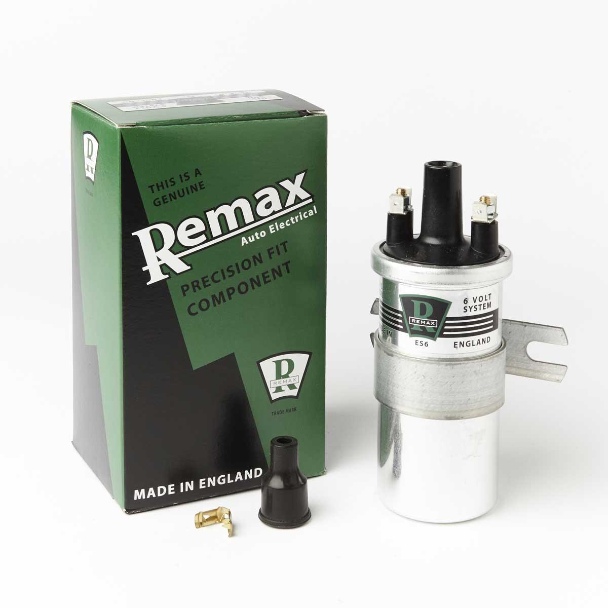 Remax ES6 Ignition 6V Coil PushIn MADE IN ENGLAND - High quality product image showing Remax ES6 Ignition 6V Coil PushIn MADE IN ENGLAND details and features