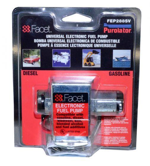 Facet Solid State Pump Kit 12v FEP288SV (40288+Unions) Pressure PSI 3.0 - 4.5 - The Green Spark Plug Automotive product