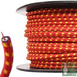 7mm HT Ignition Lead Cable - Wire Core Cotton Braided RYF - The Green Spark Plug Automotive product