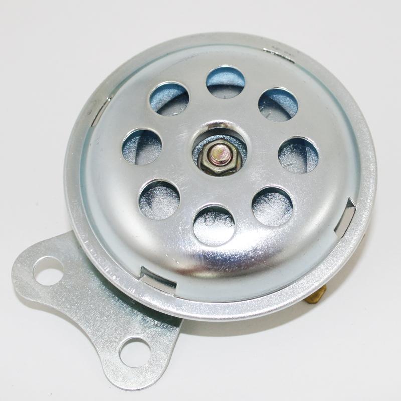 GS16014 - Horn - UNIVERSAL Small 6V, 65mm dia,r Zinc plated,28mm apart. - The Green Spark Plug Automotive product