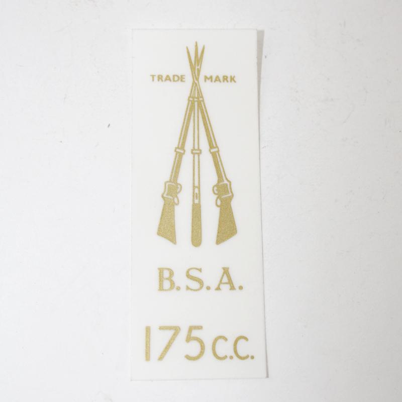 GS49305 - TRANSFER. - BSA Arms 175cc. - High quality product image showing GS49305 - TRANSFER. - BSA Arms 175cc. details and features