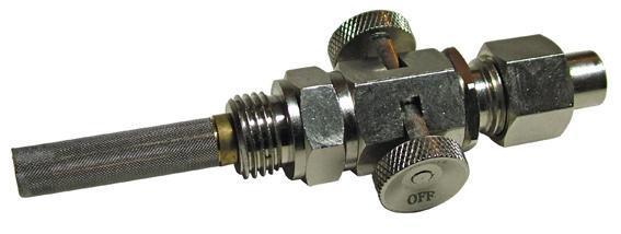 GS73066N - Universal Push on, pull-off fuel tap wih nut,spigot,filtergauze - The Green Spark Plug Automotive product