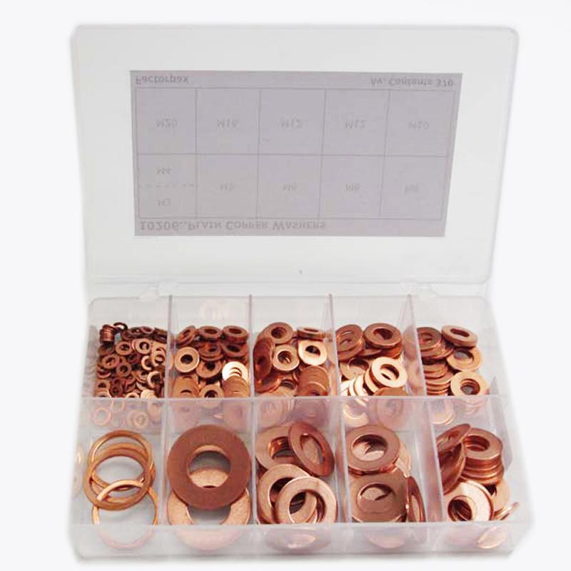 Kits - Washers - Plain Copper Washers M3 to M20 - The Green Spark Plug Automotive product