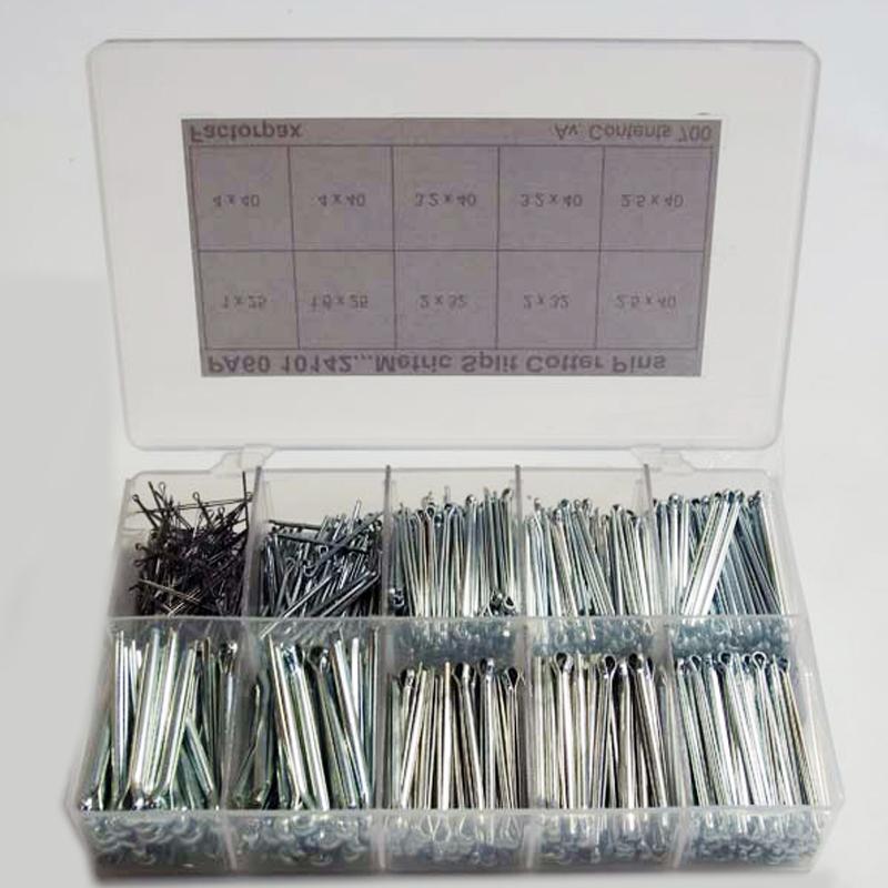 Kits - Cotter Pins - Mild Steel Metric, 1 x 25mm to 4 x 32mm - The Green Spark Plug Automotive product