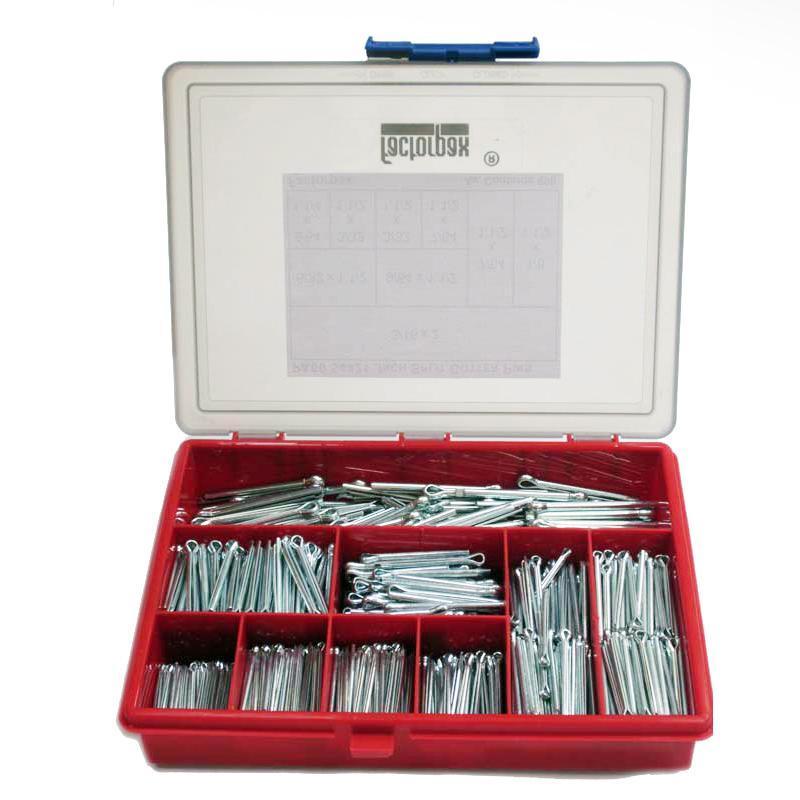 Kits - Cotter Pins - Mild Steel, Inch, 5/64 x 1.1/2 to 3/16 x 2 - The Green Spark Plug Automotive product