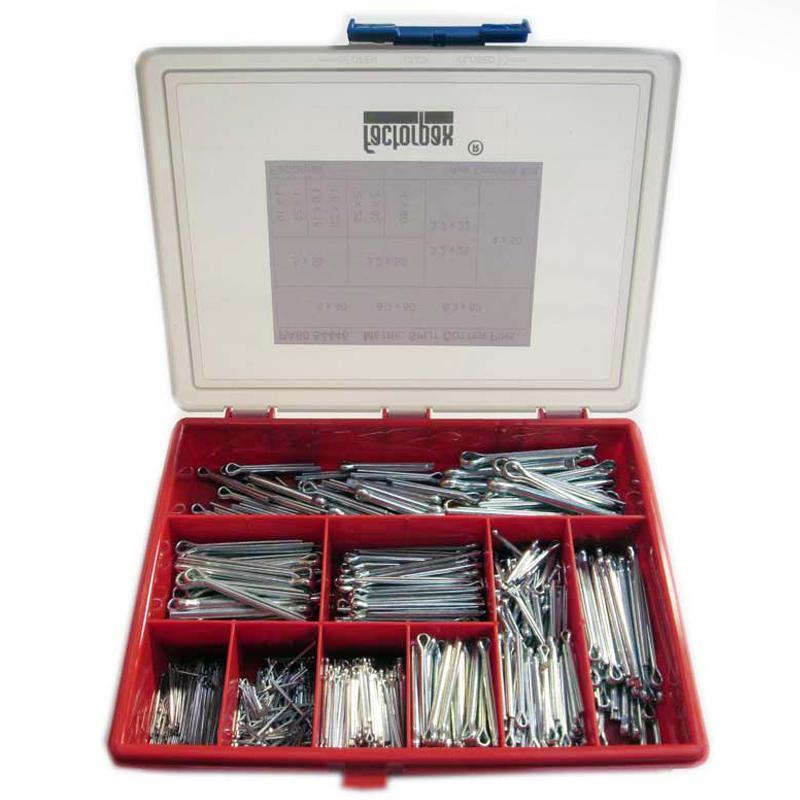 Kits - Cotter Pins - Mild Steel, Metric, 1 x 16mm to 6.3 x 75mm - The Green Spark Plug Automotive product