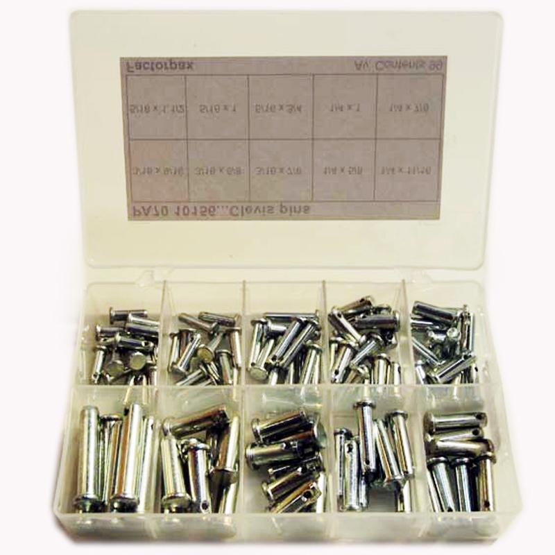 Kits - Clevis Pins - Popular Auto Sizes Mild Steel - The Green Spark Plug Automotive product