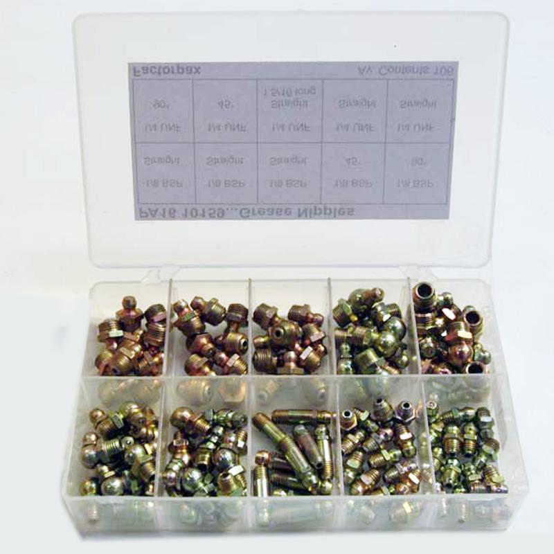 Kits - Grease Nipples - Inch, Angled & Straight, 1/8 & 1/4 - The Green Spark Plug Automotive product