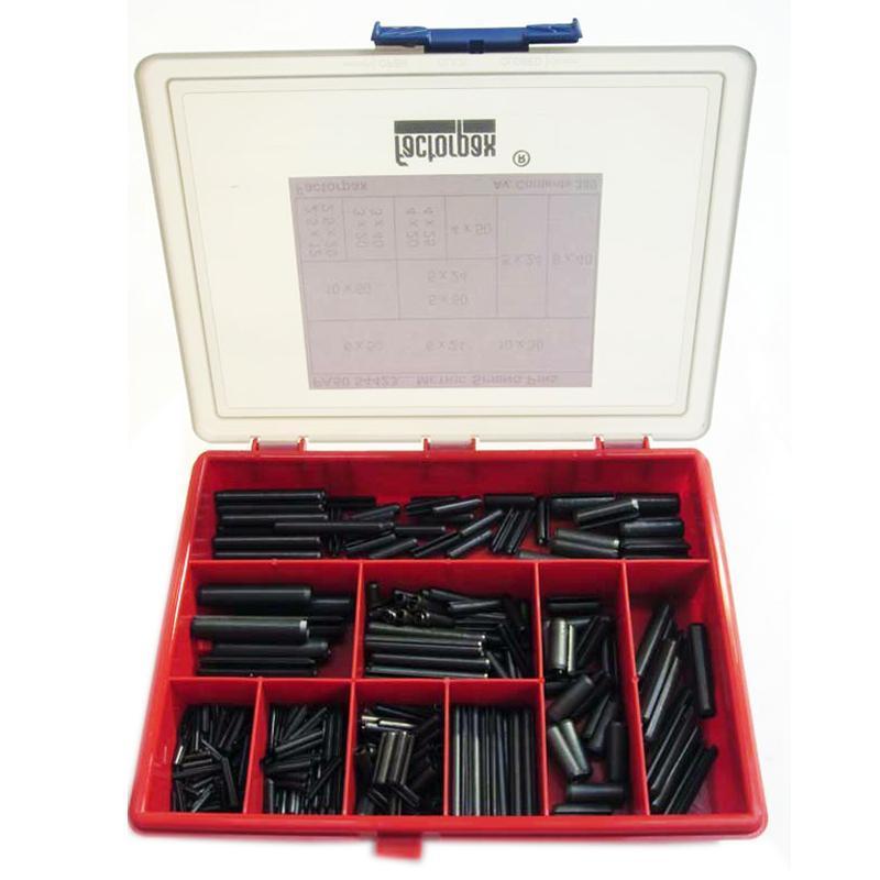 Kits - Spring Pins - Metric Slotted, 2.5 x 12mm to 10 x 50mm - The Green Spark Plug Automotive product