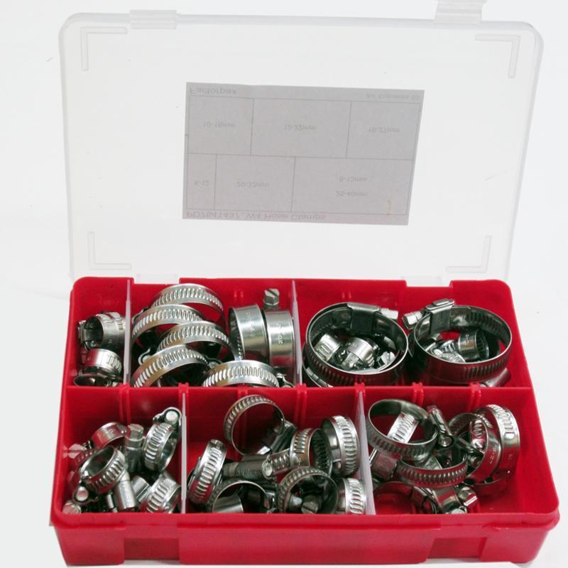 Kits - Clips & Clamps - Hose Clamp W4 Worm Drive Clamps, 8-12 to 25-40mm - The Green Spark Plug Automotive product