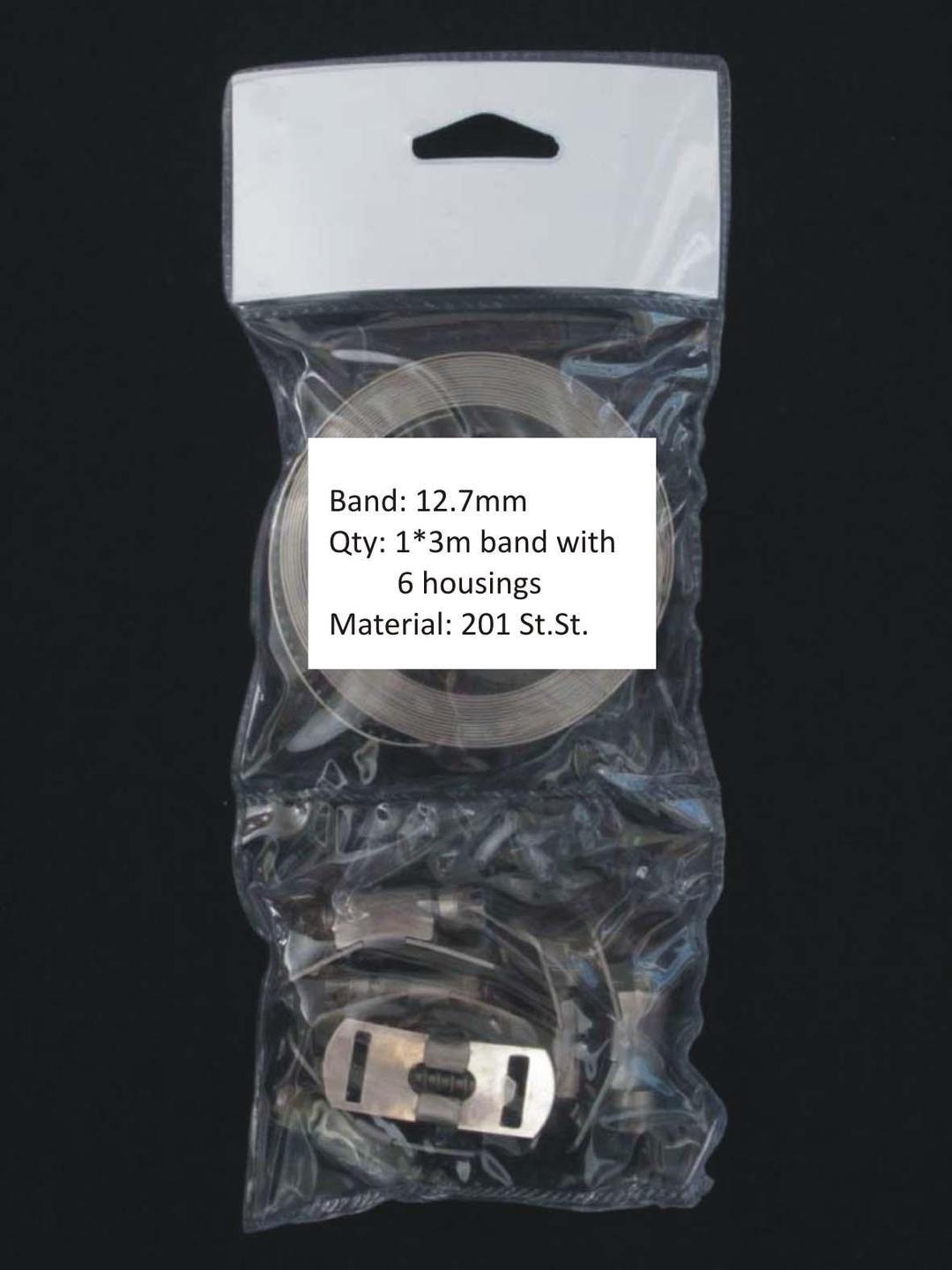 Kits - Clips & Clamps - St.St 12mm x 3mtr Clipmaker Kit with 6 Housings - The Green Spark Plug Automotive product