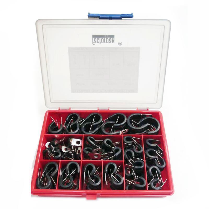 Kits - Clips & Clamps - Stainless Steel P Clips, EPDM Liner 5-25mm - High quality product image showing Kits - Clips & Clamps - Stainless Steel P Clips, EPDM Liner 5-25mm details and features