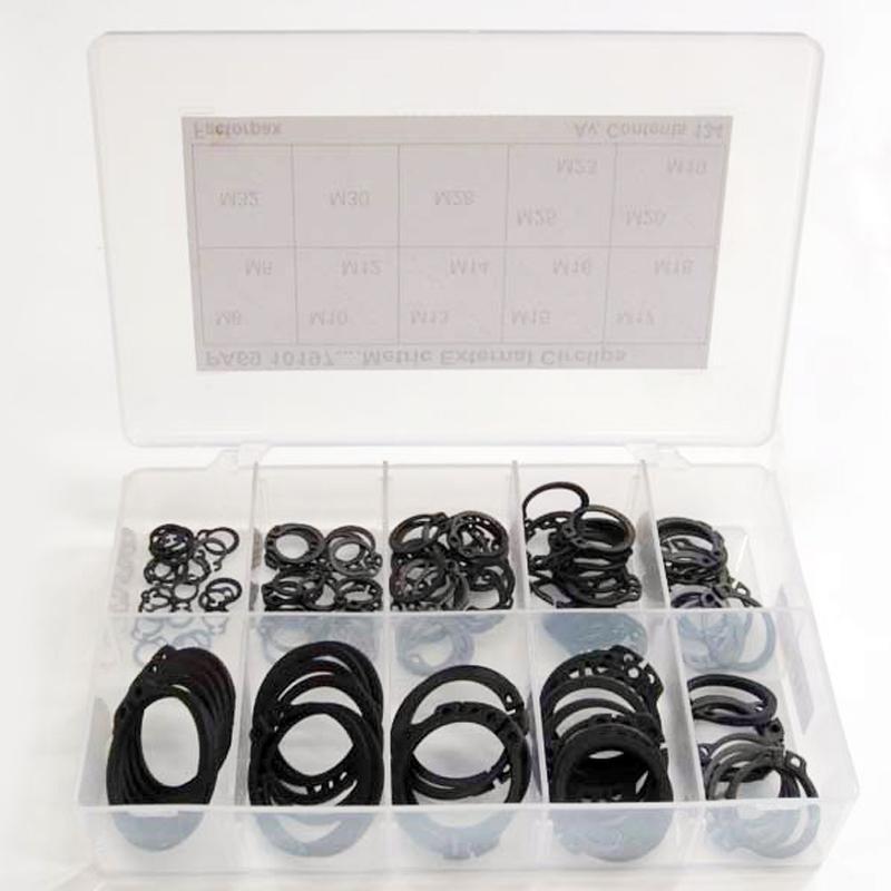 Kits - Circlips - External Metric, 6 to 32mm - High quality product image showing Kits - Circlips - External Metric, 6 to 32mm details and features