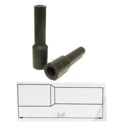 1x HT Silicone PVC insulators for spark plug 7mm 8mm Straight Black - High quality product image showing 1x HT Silicone PVC insulators for spark plug 7mm 8mm Straight Black details and features