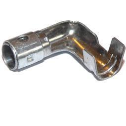 1x HT Steel push in terminal for spark plug 7mm 8mm Right Angle Crimp Type 2 - High quality product image showing 1x HT Steel push in terminal for spark plug 7mm 8mm Right Angle Crimp Type 2 details and features