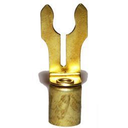 Rajah Spark Plug Forked Terminal Brass 7mm Cable - Product image
