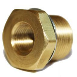 Spark Plug Thread Adaptors Brass 22mm down to 14mm - High quality product image showing Spark Plug Thread Adaptors Brass 22mm down to 14mm details and features